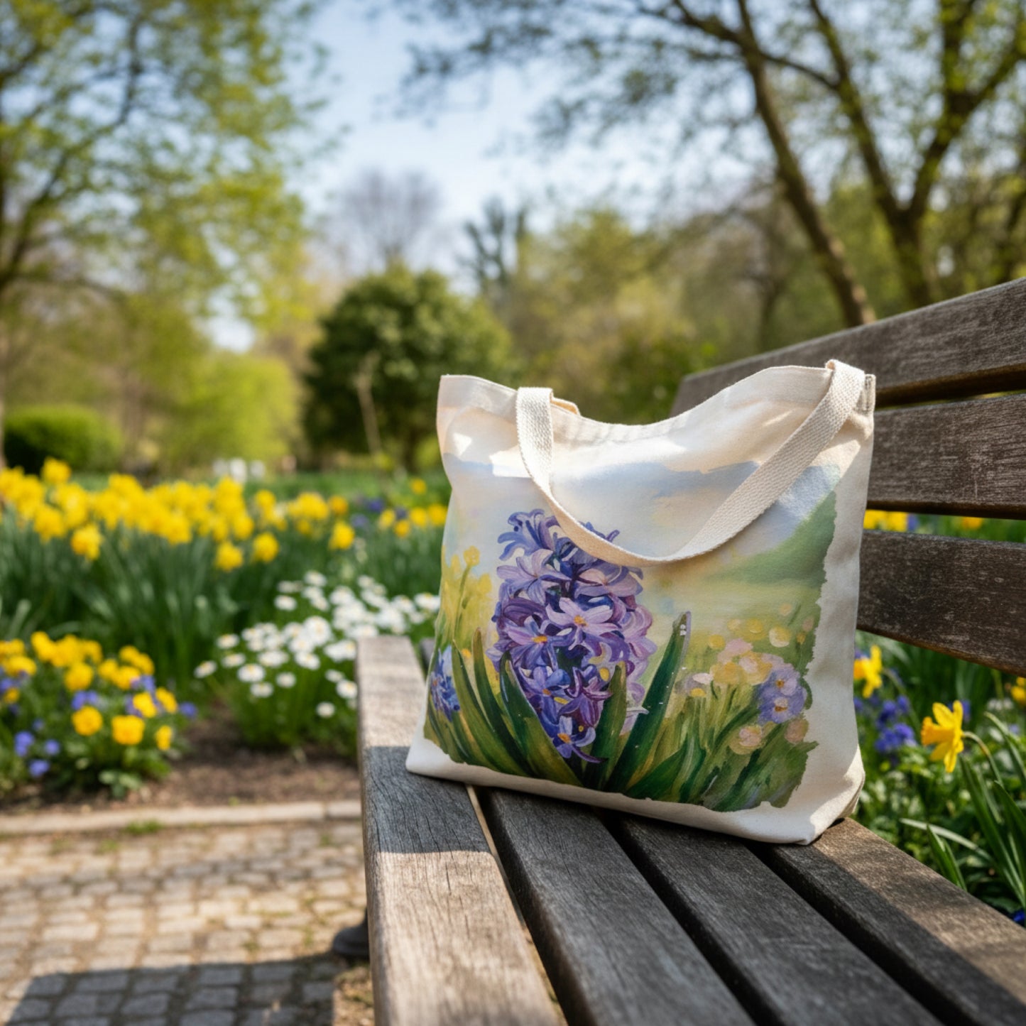 HYACINTH ART TOTE