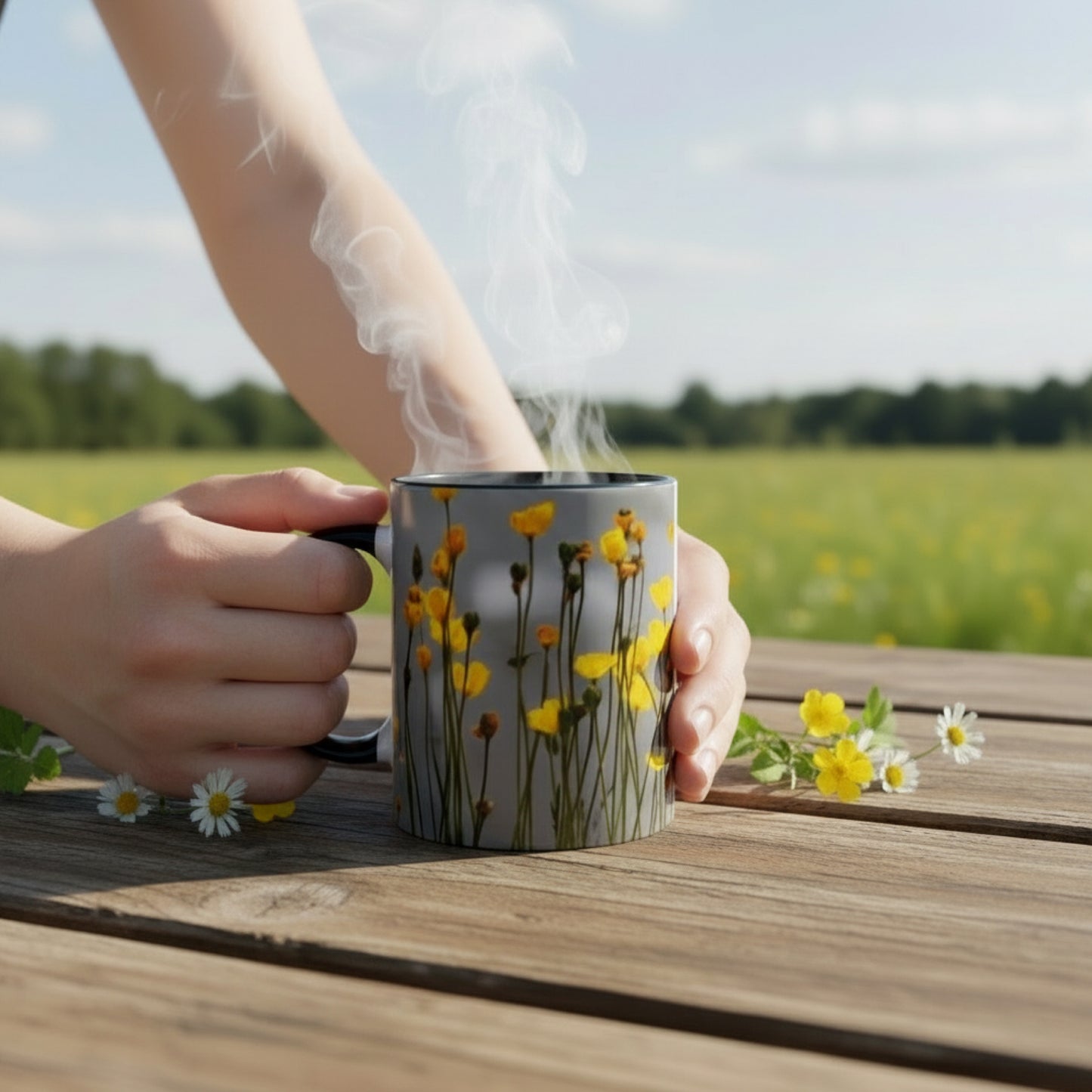 DEOSAI POPPIES MUG
