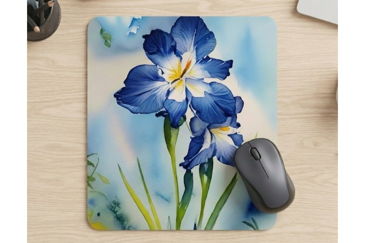 BLUE HYBRID MOUSE PAD