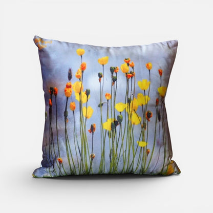 2 DEOSAI POPPY CUSHION COVERS AND 2 CERAMIC MUGS
