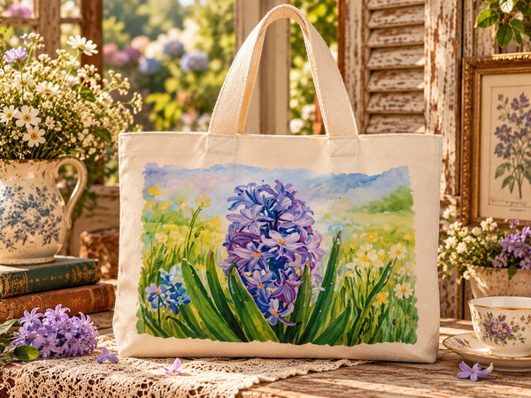 HYACINTH ART TOTE