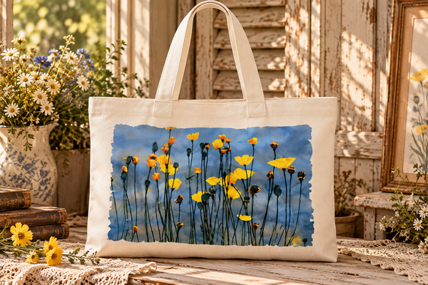 DEOSAI POPPIES TOTE