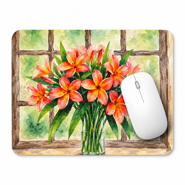 PLUMERIA BOUQUET MOUSE PAD