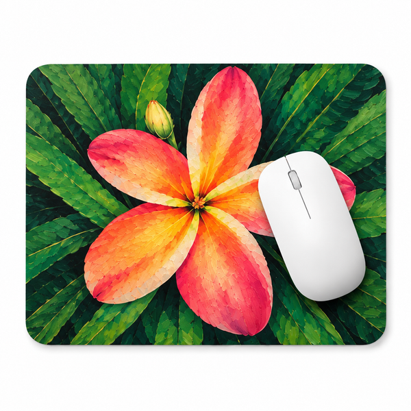PLUMERIA MOUSE PAD