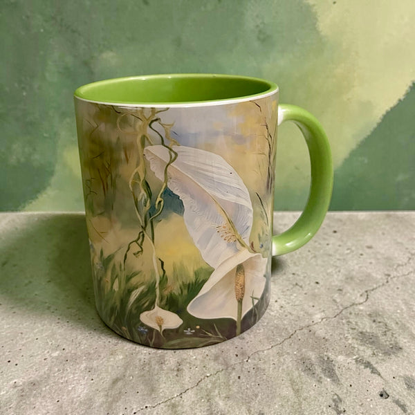 PEACE LILY ART MUG