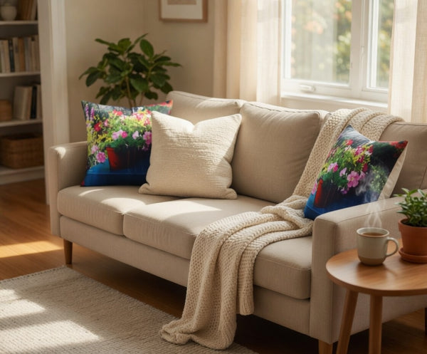 PETUNIA CUSHION COVER