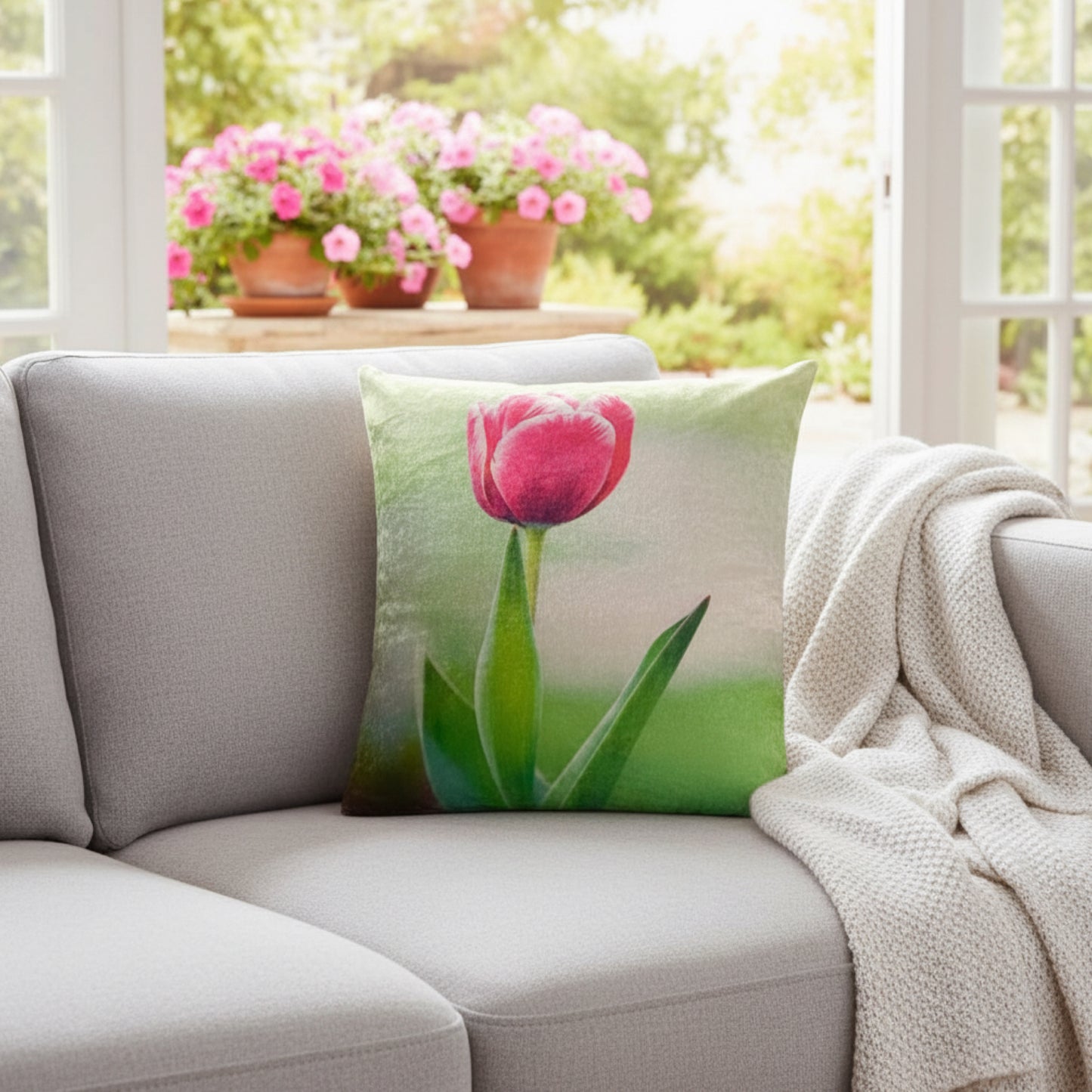 TULIP CUSHION COVER