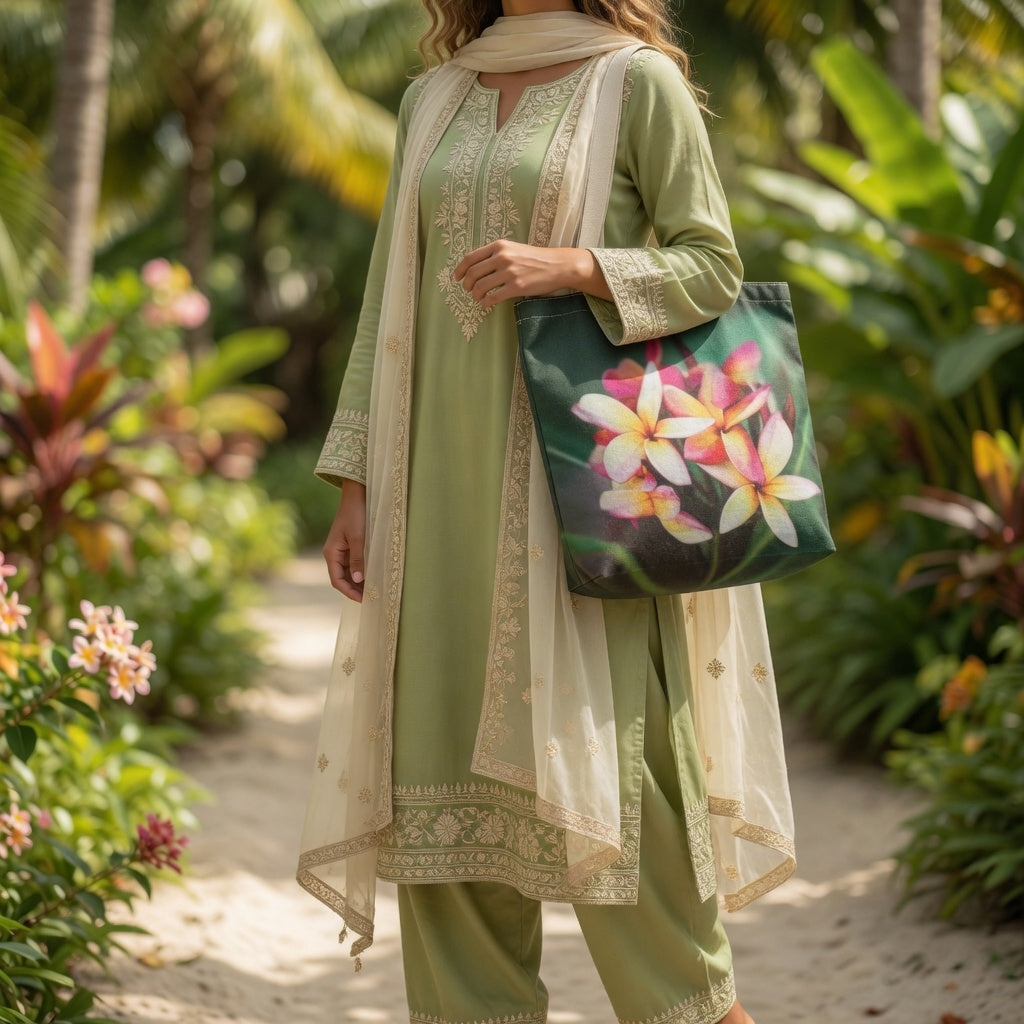 PLUMERIA BUNCH TOTE