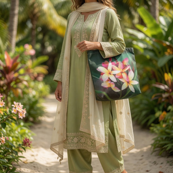 PLUMERIA BUNCH TOTE