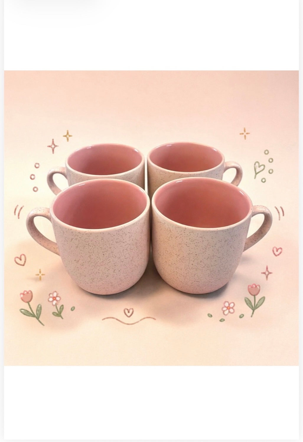 CERAMIC PINK MUGS