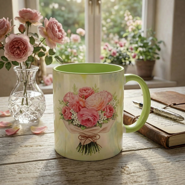 JUBILEE CELEBRATION ART MUG/GREEN