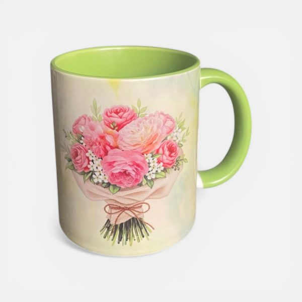JUBILEE CELEBRATION ART MUG/GREEN